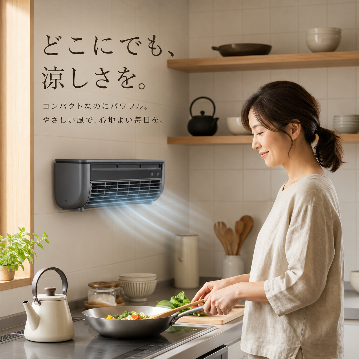 cadisen-src:bceb1f0c7a3c Ryo Cooler | 充電式ポータブル 冷風機