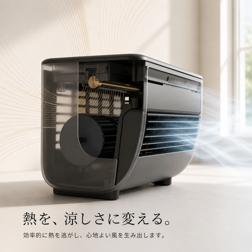cadisen-src:e40246471ee2 Ryo Cooler | 充電式ポータブル 冷風機