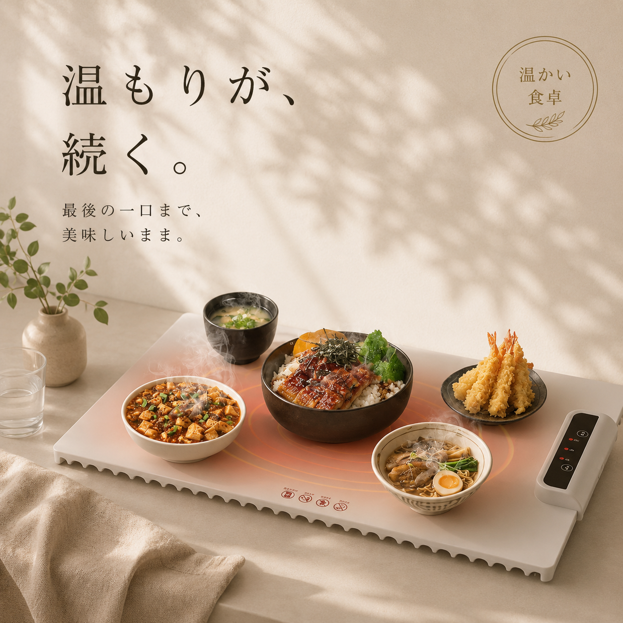 cadisen-src:cbc0cb920b16 【本日終了！NO.1位 獲得】MaruTray™ 保温プレート