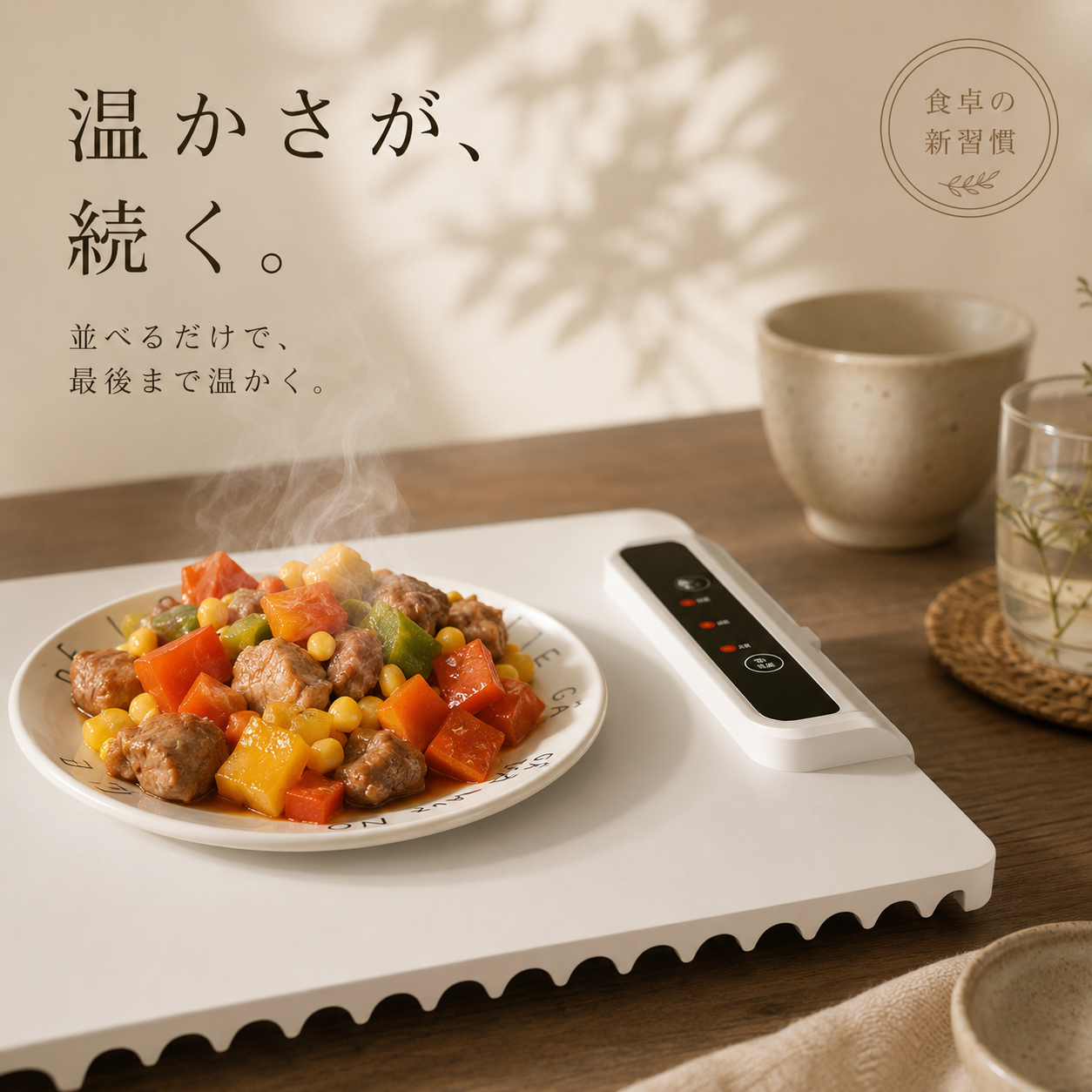 cadisen-src:48a7225b5856 【本日終了！NO.1位 獲得】MaruTray™ 保温プレート